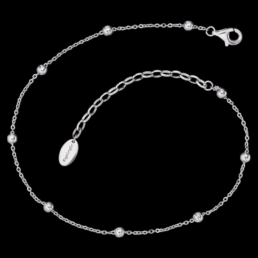 ENGELSRUFER SILVER MOONLIGHT ANKLET