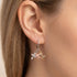 ENGELSRUFER FAITH LOVE & HOPE HOOP TRI-COLOUR EARRINGS