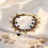 Windrose Gold Boho Pearl Anklet & Bracelet On A Beach