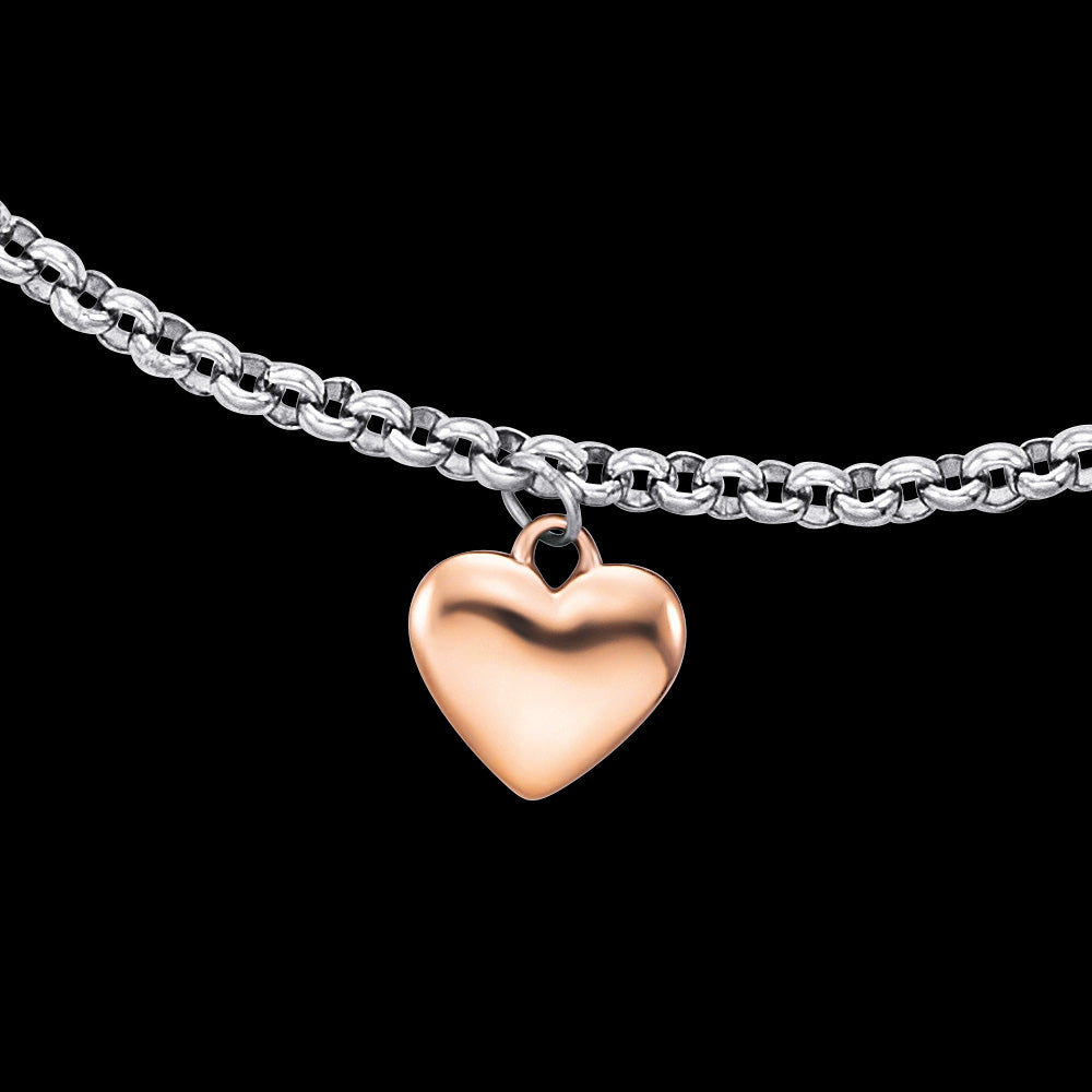 ENGELSRUFER STEEL FAITH LOVE & HOPE ANKLET