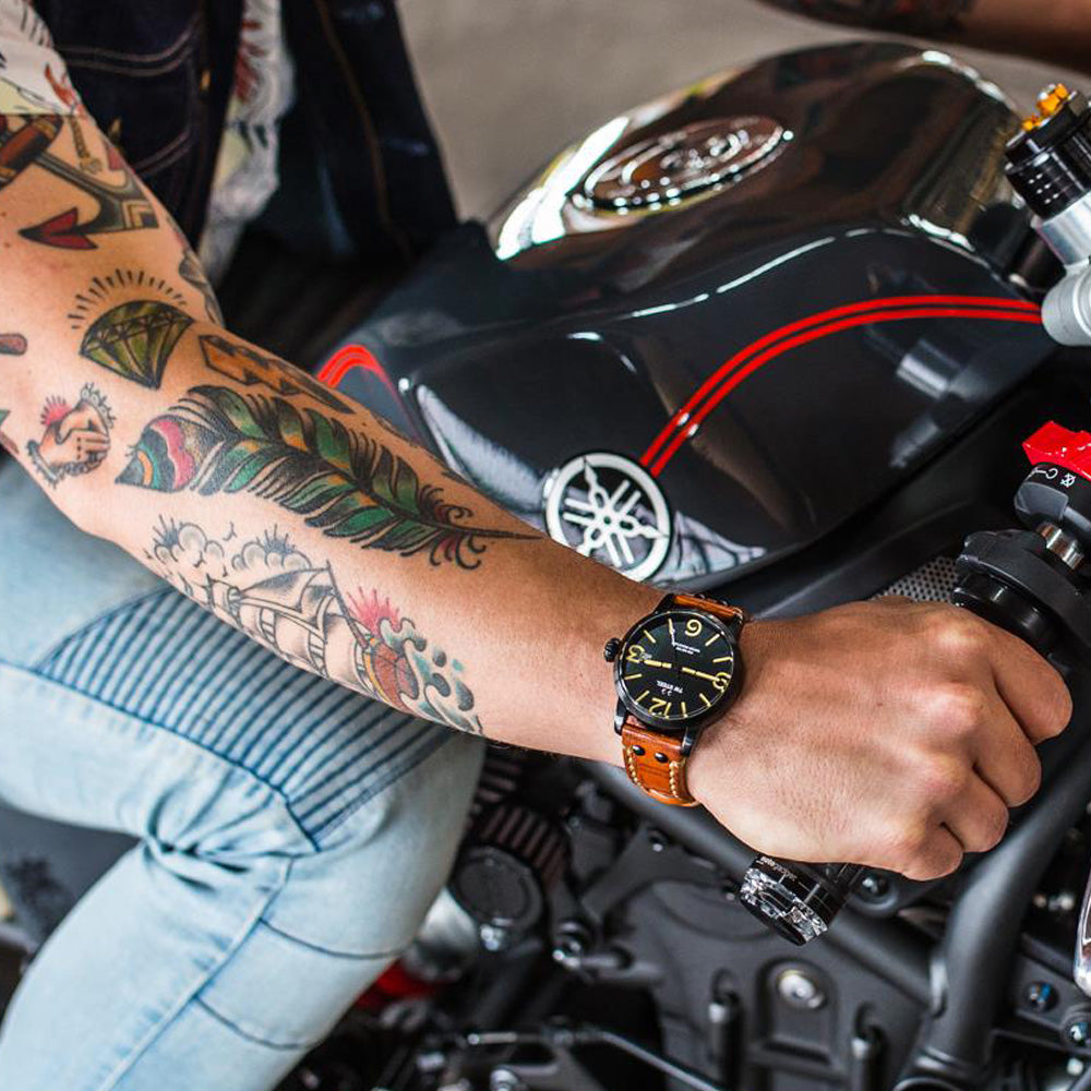 TW STEEL MAVERICK BLACK DIAL WATCH | AUSTRALIA