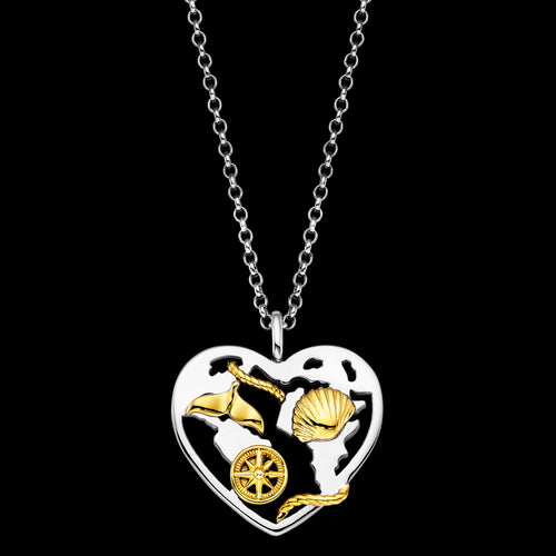 ENGELSRUFER ALOHA HEART NECKLACE