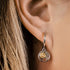 ENGELSRUFER ALOHA WORLD HOOP EARRINGS - MODEL VIEW