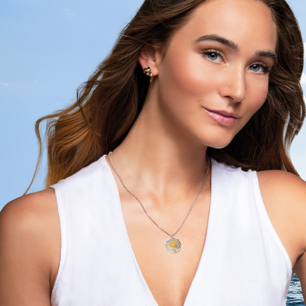 ENGELSRUFER LOVE TALISMAN NECKLACE - MODEL VIEW