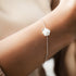 ENGELSRUFER ROSE MOTHER OF PEARL BRACELET - MODEL VIEW