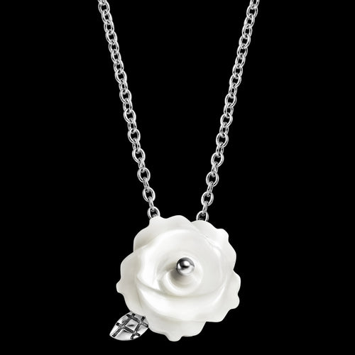ENGELSRUFER ROSE MOTHER OF PEARL NECKLACE