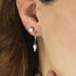 Flying Angel Wing Silver 14mm Hoop Earrings | Engelsrufer Australia