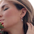 Flying Angel Wings Silver 18mm Hoop Earrings | Engelsrufer Australia