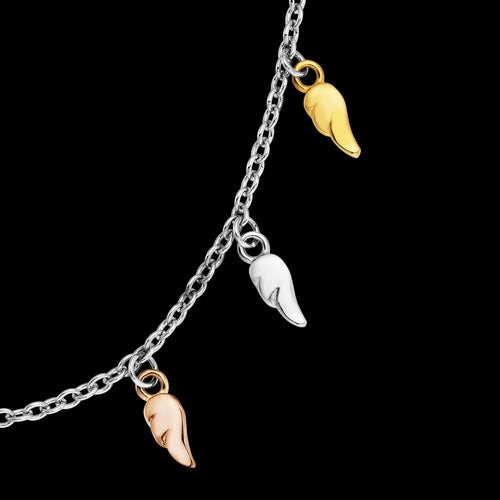 ENGELSRUFER FLYING WINGS TRI-COLOUR NECKLACE - CLOSE-UP