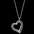 ENGELSRUFER FOREVER HEART SILVER CZ NECKLACE