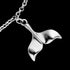ENGELSRUFER ALOHA SILVER ANKLET - WHALE CHARM CLOSE-UP