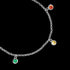 ENGELSRUFER LITTLE MOON RAINBOW SILVER ANKLET
