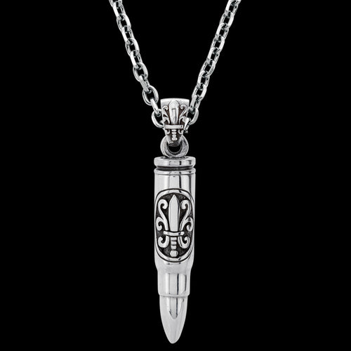 SAVE BRAVE MEN'S BULLET NECKLACE