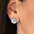 ENGELSRUFER SILVER TREE OF LIFE MOTHER OF PEARL EARRINGS - MODEL VIEW