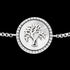 ENGELSRUFER SILVER TREE OF LIFE MOTHER OF PEARL BRACELET - CLOSE-UP