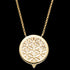 ENGELSRUFER GOLD TREE OF LIFE MOTHER OF PEARL NECKLACE - BACK VIEW