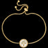 ENGELSRUFER GOLD TREE OF LIFE MOTHER OF PEARL BRACELET