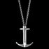 ANCHOR & CREW ADMIRAL ANCHOR SILVER NECKLACE