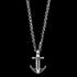 ANCHOR & CREW MINI ANCHOR SILVER NECKLACE