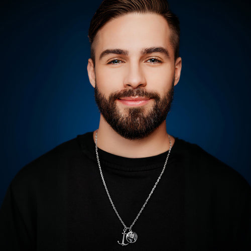 Anchor World Compass Talisman Men's Necklace | Save Brave Australia