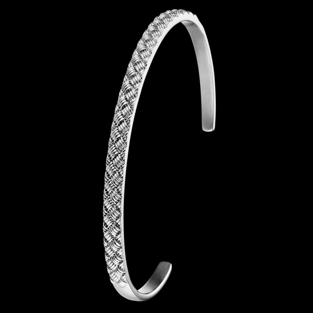 Checker Plate Thin Men's Cuff Bracelet | Save Brave Australia
