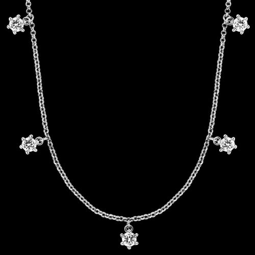 Shiny Gems Sterling Silver CZ Necklace | Engelsrufer Australia