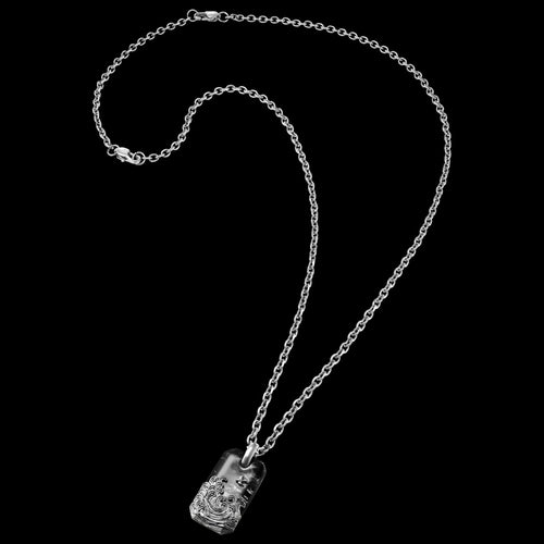 Full View Save Brave Midnight Ocean Men's Steel Necklace