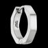 Steel Hexagon Men’s Huggie Hoop Earring | Save Brave Australia