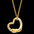 ENGELSRUFER GOLD ANGEL WING LOVE HEART NECKLACE