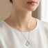 ENGELSRUFER SILVER ANGEL WING LOVE HEART NECKLACE