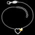 Silver & Gold Heart Beat CZ Bracelet | Engelsrufer Australia