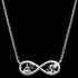Sterling Silver Yin Yang Buddha Om Infinity CZ Necklace | Engelsrufer Australia