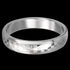 Stainless Steel Men’s 4mm Etched Grid Ring | Australia