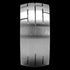 Stainless Steel Men’s Geometric Maze Ring Side View