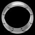 Stainless Steel Men’s Geometric Maze Ring Side View