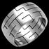 Stainless Steel Men’s Geometric Maze Ring | Australia