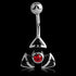 Stainless Steel Triad Gothic Belly Bar | Australia