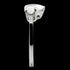 Side View Stainless Steel Heart Solitaire CZ Ring