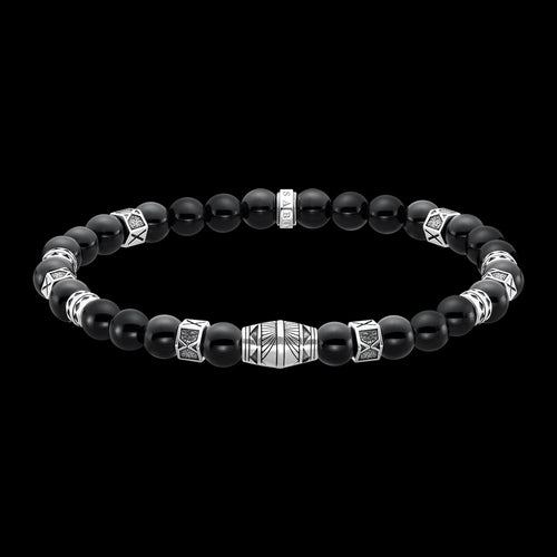 THOMAS SABO BLACK ONYX ELEMENTS BRACELET