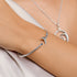 THOMAS SABO TAIL FIN BANGLE - MODEL VIEW