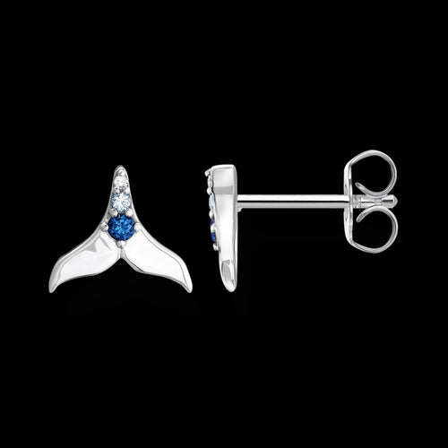 THOMAS SABO TAIL FIN STUD EARRINGS