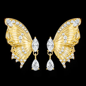 Thomas Sabo Butterfly Paradise Gold Stud Earrings | Australia