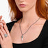 Woman Wearing Thomas Sabo Wolf's Tooth Sterling Silver Necklace