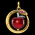 THOMAS SABO GOLD APPLE COILED SNAKE PENDANT