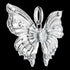 Tilt View Thomas Sabo Butterfly Paradise Silver Pendant