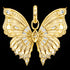 Back View Thomas Sabo Butterfly Paradise Gold Pendant