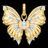 Thomas Sabo Butterfly Paradise Gold Pendant | Australia