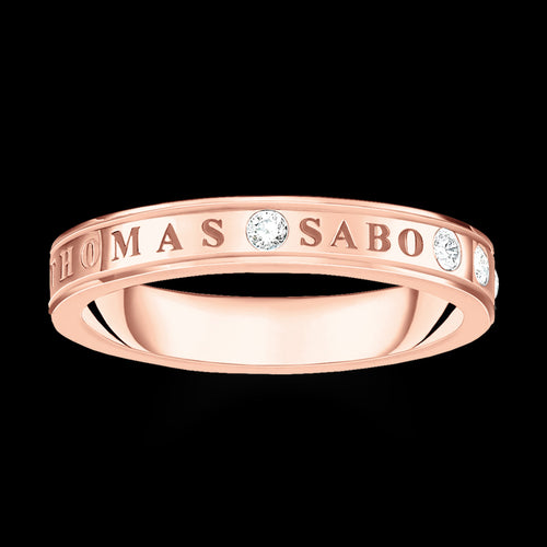 THOMAS SABO SPARKLING CIRCLES ROSE GOLD 1984 RING