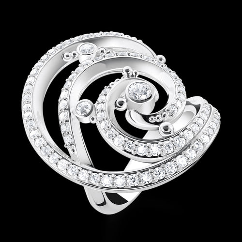 THOMAS SABO WAVE SWIRL RING