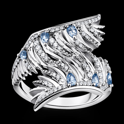 THOMAS SABO PHOENIX WING SILVER RING